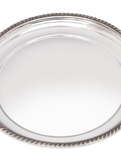 Pewter salver