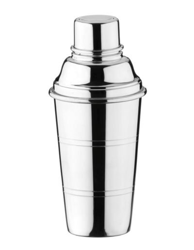 Silver cocktail shaker